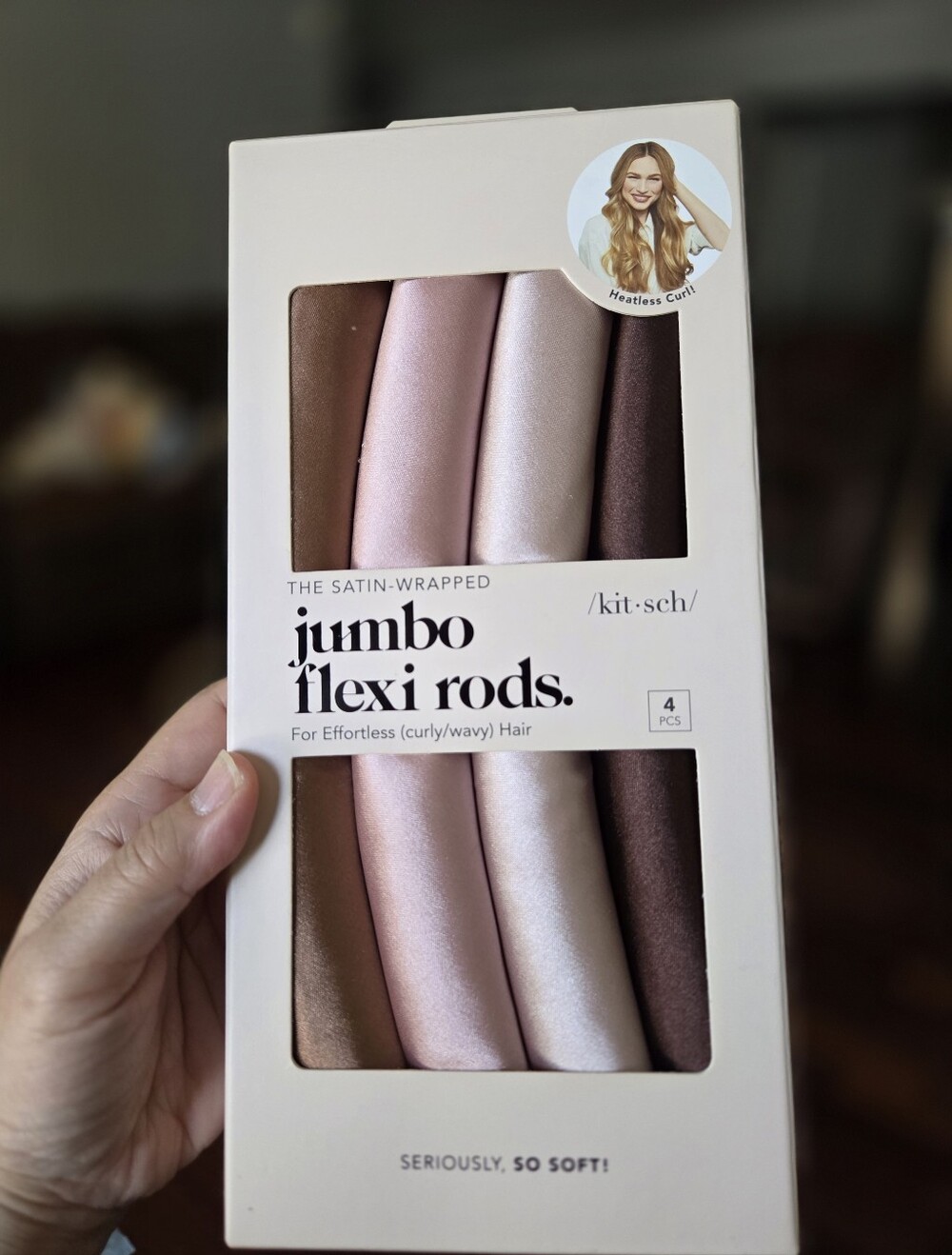 Kitsch Jumbo Flexi Rods Satin Wrapped